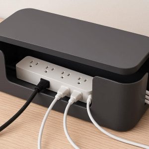 19 Cable Management Box Large Cord Organizer Hider for Power Strips Surge Protectors and Television Wires