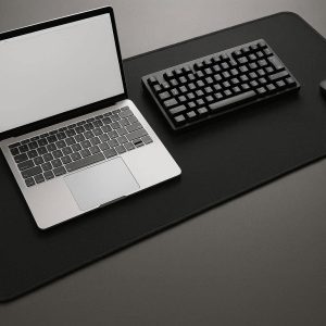 27 Extended Gaming Mouse Pad Large Desk Mat with Stitched Edges for Laptop Keyboard and Office Work