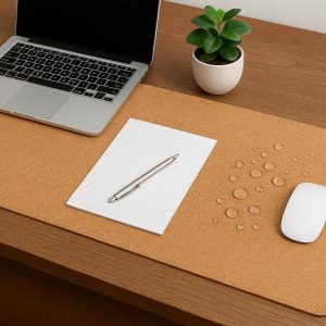 29 Cork Desk Mat Eco Friendly Natural Wood Desk Blotter Waterproof Non Slip Writing Pad for Office
